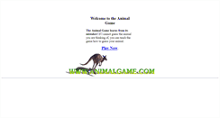 Desktop Screenshot of animalgame.com