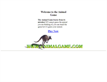 Tablet Screenshot of animalgame.com